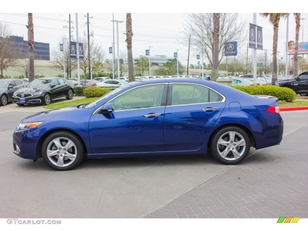 2012 TSX Technology Sedan - Vortex Blue Pearl / Ebony photo #4