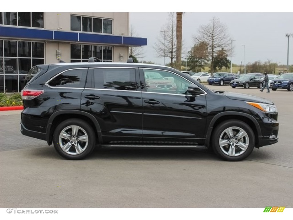 2015 Highlander Limited - Predawn Gray Mica / Black photo #8