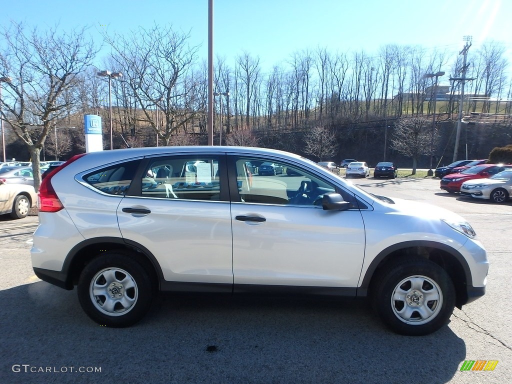 2015 CR-V LX AWD - Alabaster Silver Metallic / Gray photo #7