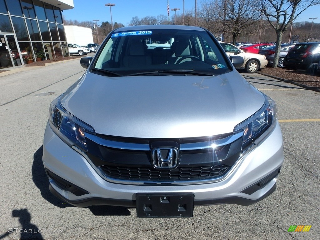 2015 CR-V LX AWD - Alabaster Silver Metallic / Gray photo #9