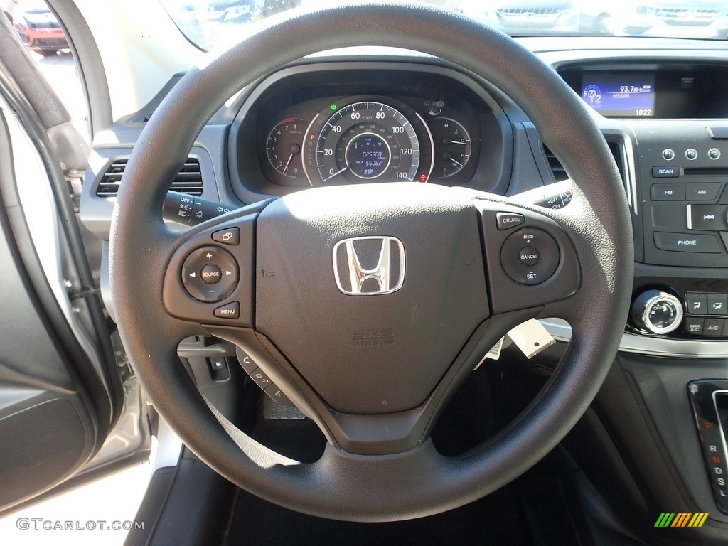 2015 CR-V LX AWD - Alabaster Silver Metallic / Gray photo #21