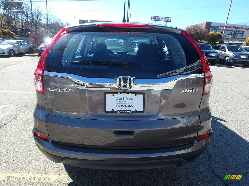 2015 CR-V LX AWD - Urban Titanium Metallic / Black photo #4