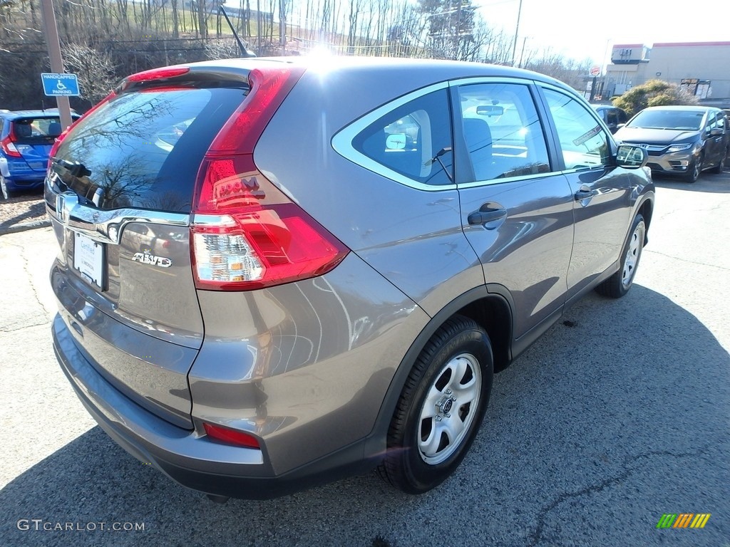 2015 CR-V LX AWD - Urban Titanium Metallic / Black photo #6