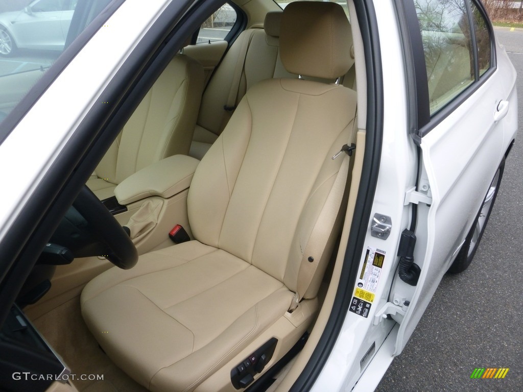 2015 3 Series 320i xDrive Sedan - Alpine White / Venetian Beige photo #11