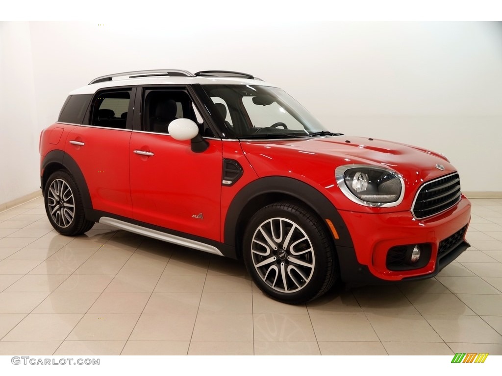 Chili Red 2017 Mini Countryman Cooper ALL4 Exterior Photo #125819303