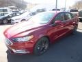 2018 Ruby Red Ford Fusion Hybrid SE  photo #5