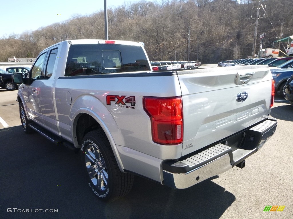 2018 F150 Lariat SuperCab 4x4 - Ingot Silver / Light Camel photo #5