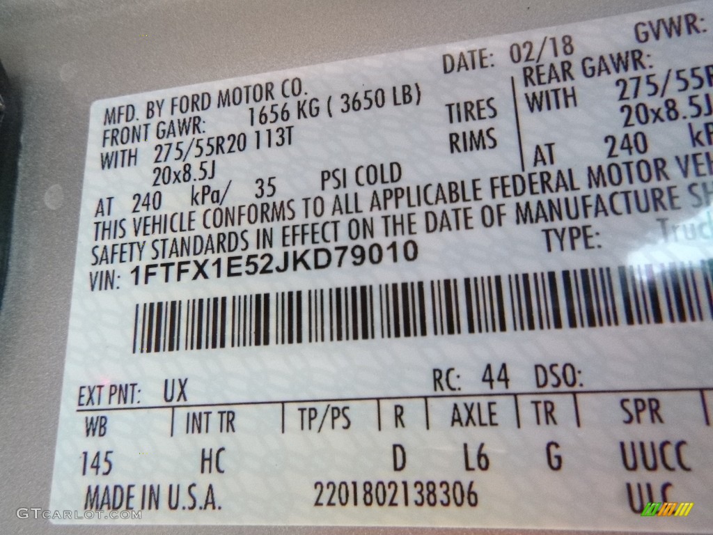 2018 F150 Lariat SuperCab 4x4 - Ingot Silver / Light Camel photo #8