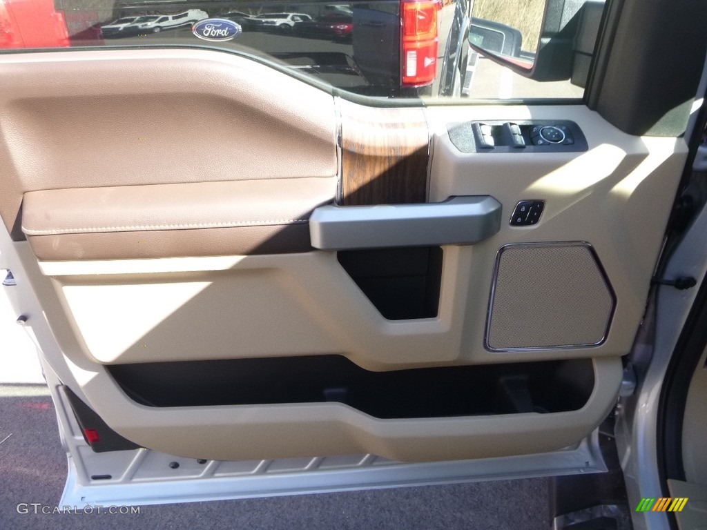 2018 F150 Lariat SuperCab 4x4 - Ingot Silver / Light Camel photo #11