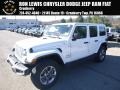 2018 Bright White Jeep Wrangler Unlimited Sahara 4x4  photo #1