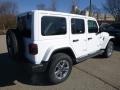 2018 Bright White Jeep Wrangler Unlimited Sahara 4x4  photo #4