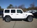 2018 Bright White Jeep Wrangler Unlimited Sahara 4x4  photo #5