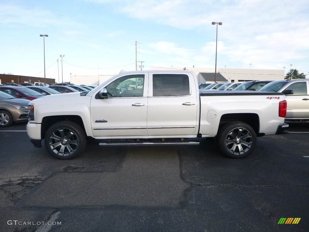 2018 Silverado 1500 High Country Crew Cab 4x4 - Iridescent Pearl Tricoat / High Country Saddle photo #2