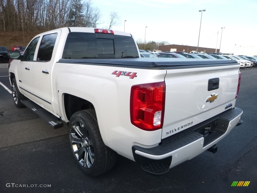 2018 Silverado 1500 High Country Crew Cab 4x4 - Iridescent Pearl Tricoat / High Country Saddle photo #3