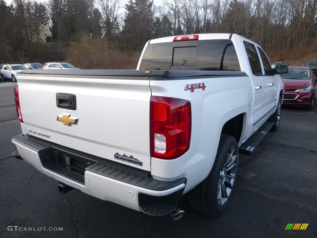 2018 Silverado 1500 High Country Crew Cab 4x4 - Iridescent Pearl Tricoat / High Country Saddle photo #5