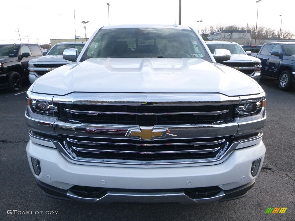2018 Silverado 1500 High Country Crew Cab 4x4 - Iridescent Pearl Tricoat / High Country Saddle photo #8