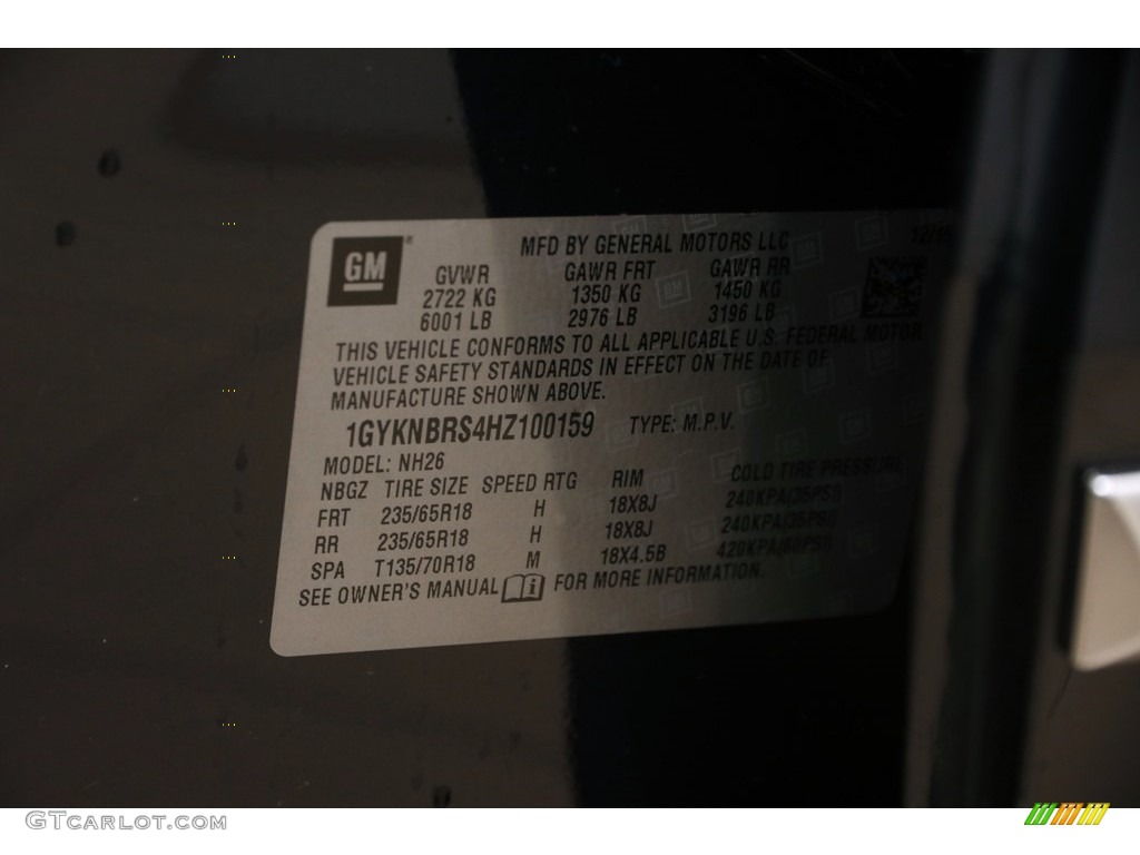 2017 XT5 Luxury - Dark Adriatic Blue Metallic / Cirrus photo #23