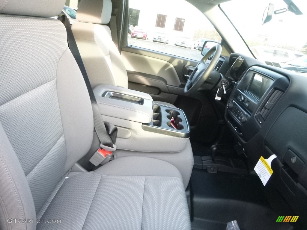 2018 Silverado 1500 WT Regular Cab 4x4 - Graphite Metallic / Dark Ash/Jet Black photo #11