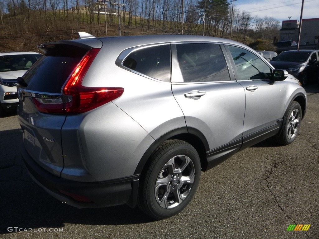 2018 CR-V EX AWD - Lunar Silver Metallic / Black photo #4