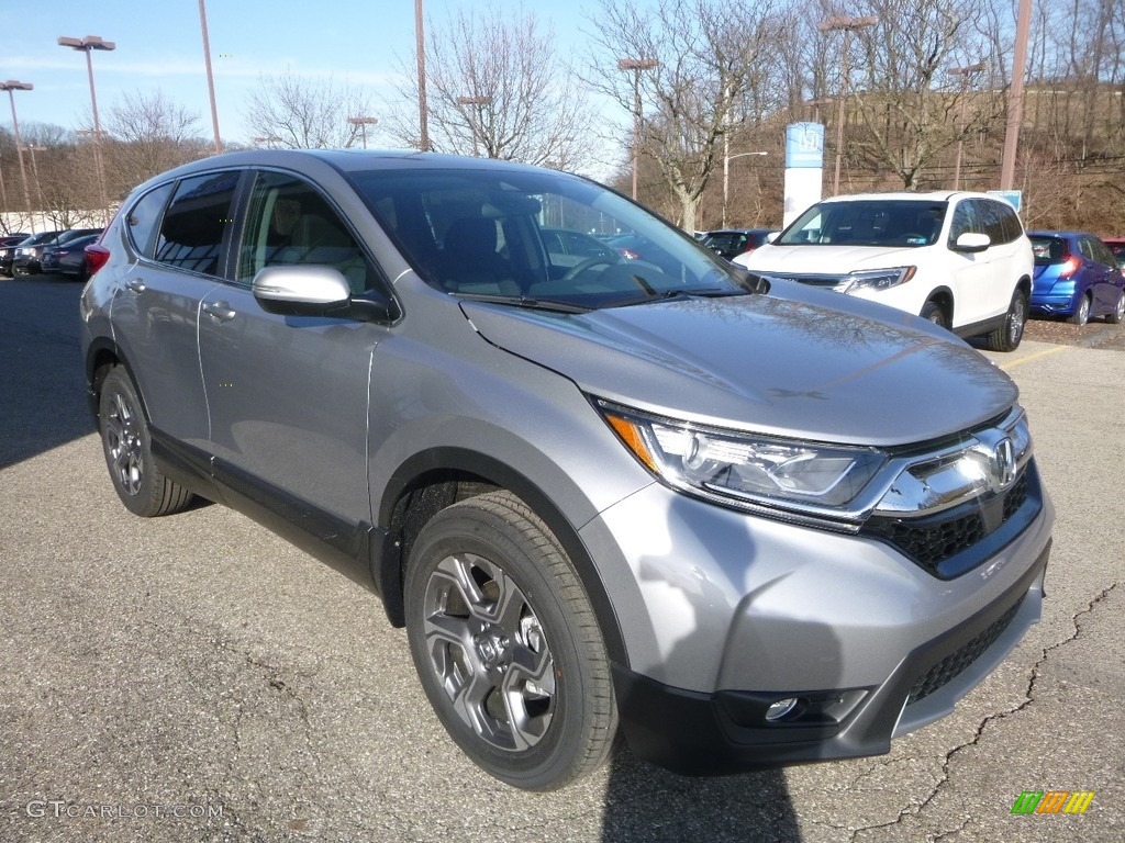 2018 CR-V EX AWD - Lunar Silver Metallic / Black photo #5