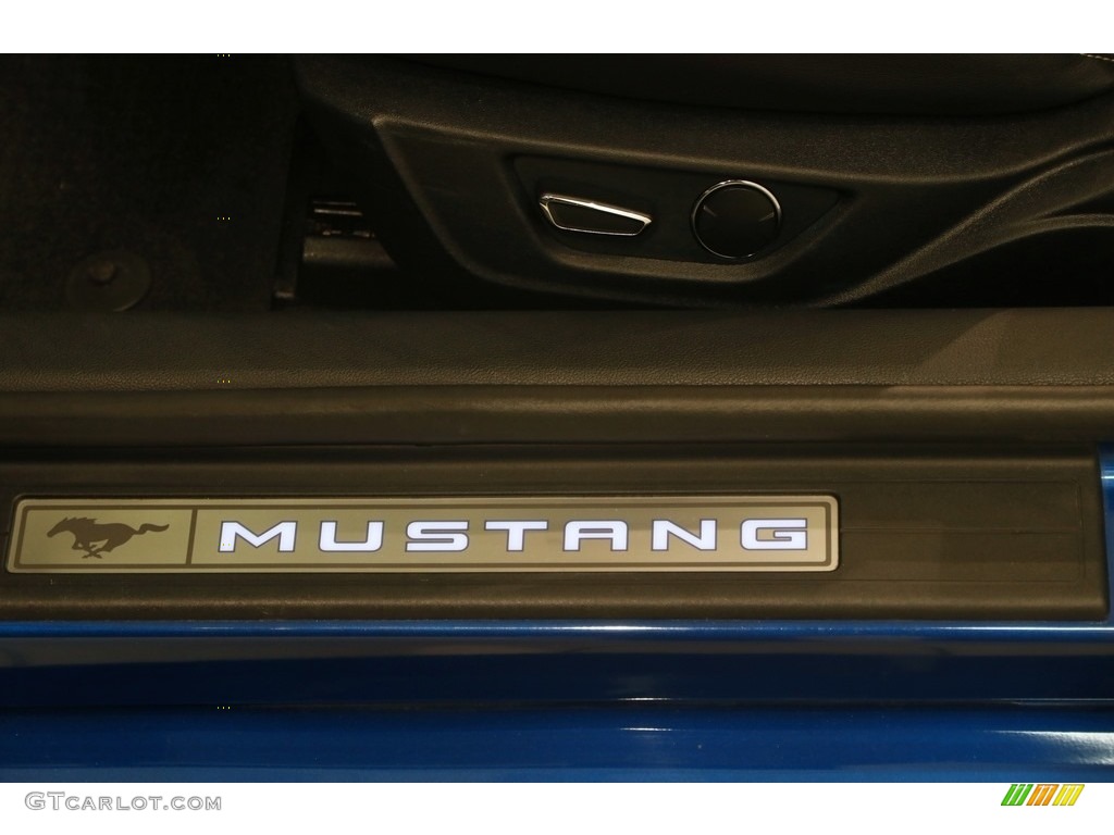 2017 Mustang EcoBoost Premium Convertible - Lightning Blue / Ceramic photo #5