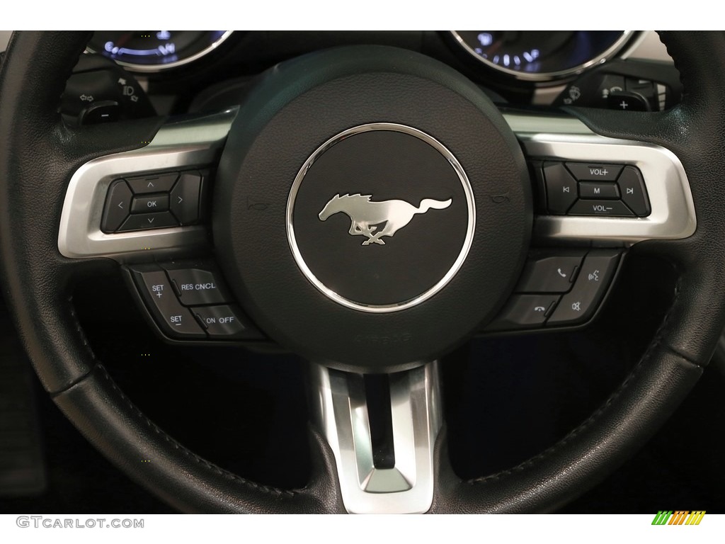 2017 Mustang EcoBoost Premium Convertible - Lightning Blue / Ceramic photo #9