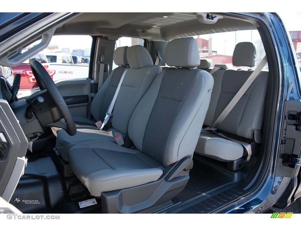 2018 F150 XL SuperCab 4x4 - Blue Jeans / Earth Gray photo #9