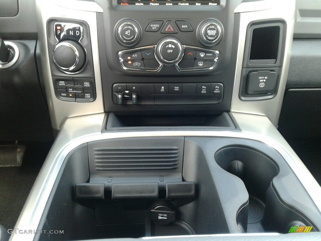 2018 1500 Big Horn Quad Cab 4x4 - Brilliant Black Crystal Pearl / Black/Diesel Gray photo #16