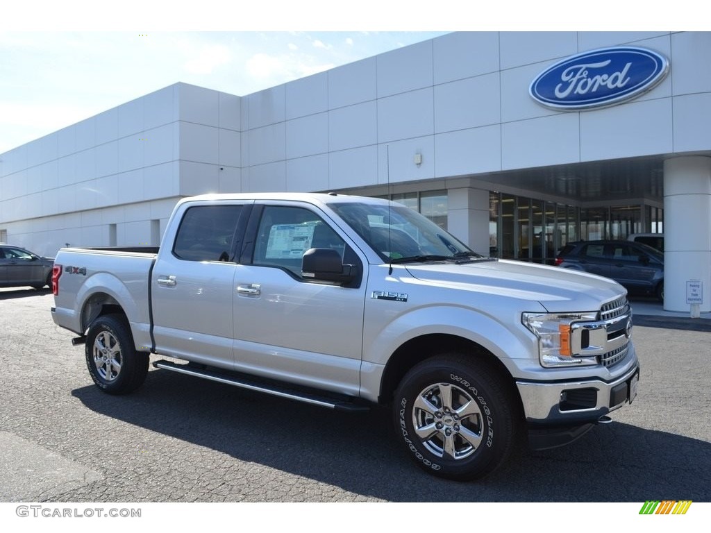 2018 F150 XLT SuperCrew 4x4 - Ingot Silver / Earth Gray photo #1