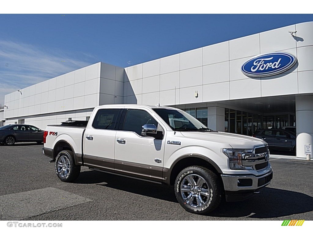 2018 F150 King Ranch SuperCrew 4x4 - White Platinum / Dark Marsala photo #1