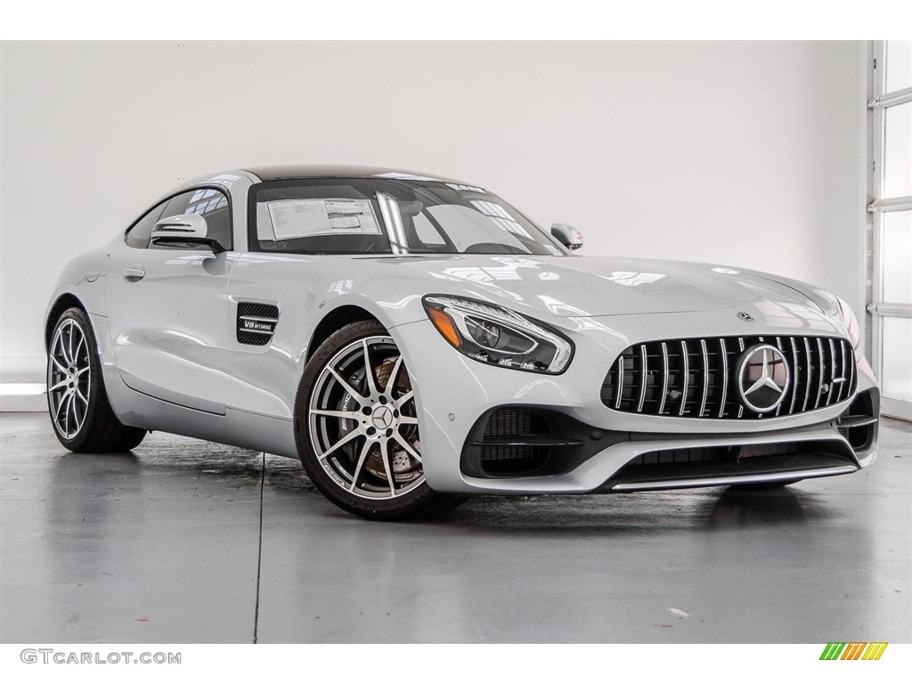 Iridium Silver Metallic 2018 Mercedes-Benz AMG GT Coupe Exterior Photo #125833355