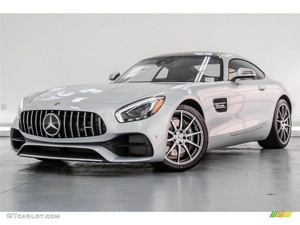 Iridium Silver Metallic 2018 Mercedes-Benz AMG GT Coupe Exterior Photo #125833385