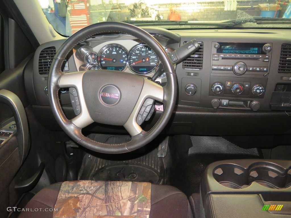 2013 Sierra 1500 SLE Crew Cab 4x4 - Mineral Green Metallic / Ebony photo #12