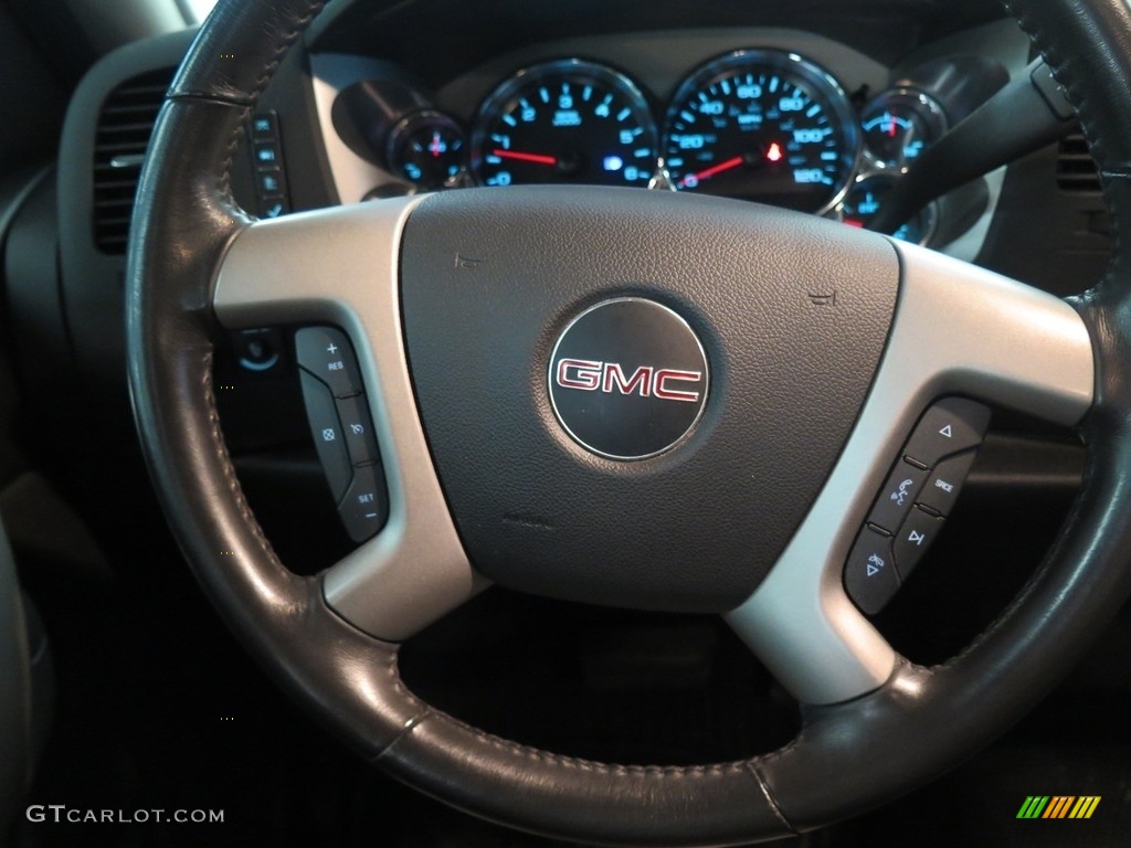 2013 Sierra 1500 SLE Crew Cab 4x4 - Mineral Green Metallic / Ebony photo #13