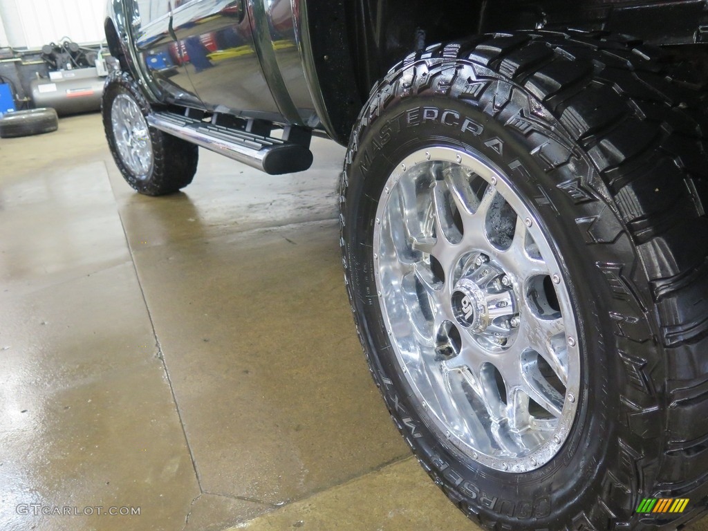 2013 Sierra 1500 SLE Crew Cab 4x4 - Mineral Green Metallic / Ebony photo #18