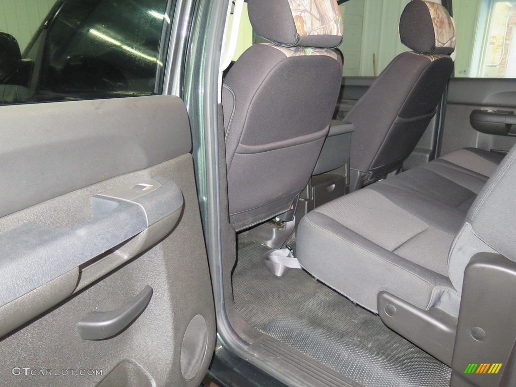 2013 Sierra 1500 SLE Crew Cab 4x4 - Mineral Green Metallic / Ebony photo #22