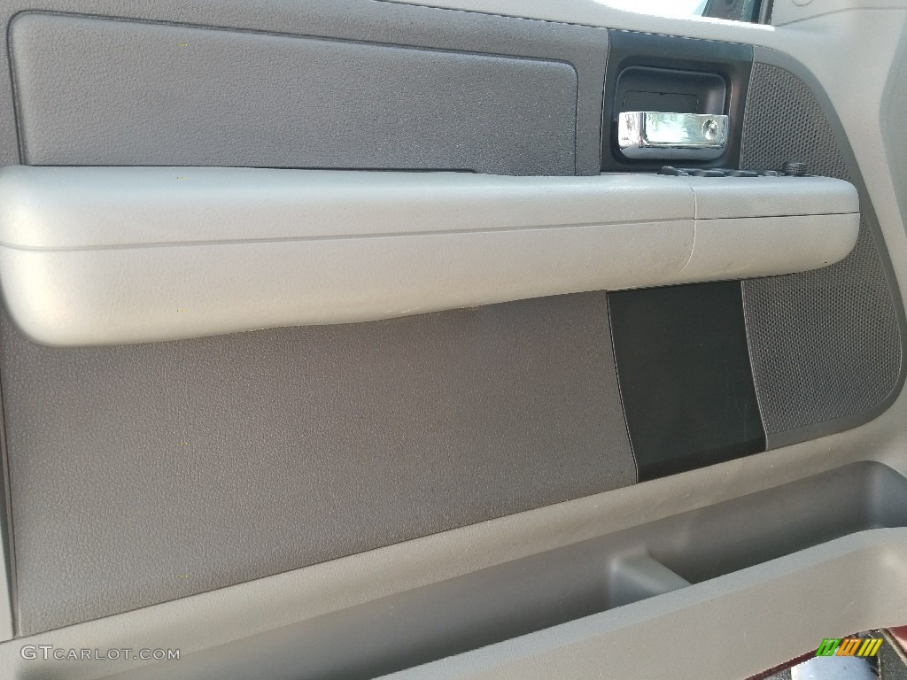 2005 F150 XLT SuperCab - Dark Toreador Red Metallic / Medium Flint/Dark Flint Grey photo #9