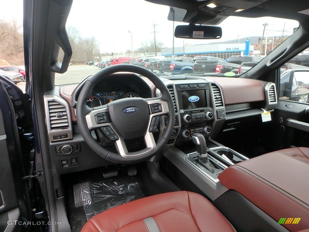 2018 F150 Platinum SuperCrew 4x4 - Blue Jeans / Dark Marsala photo #12