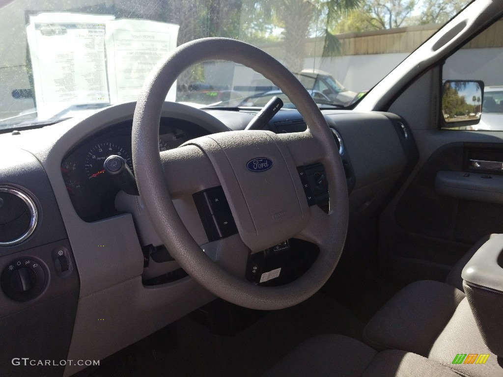2005 F150 XLT SuperCab - Dark Toreador Red Metallic / Medium Flint/Dark Flint Grey photo #12