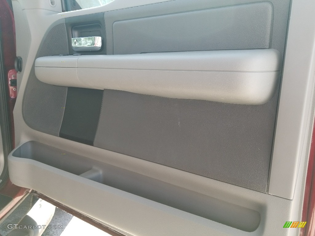 2005 F150 XLT SuperCab - Dark Toreador Red Metallic / Medium Flint/Dark Flint Grey photo #16