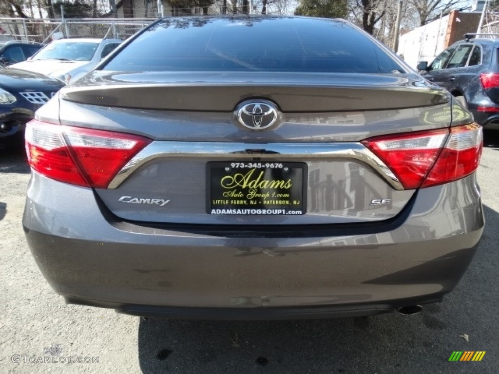 2015 Camry XSE - Predawn Gray Mica / Black photo #5