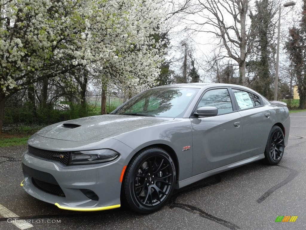 2018 Charger R/T Scat Pack - Destroyer Gray / Black photo #2