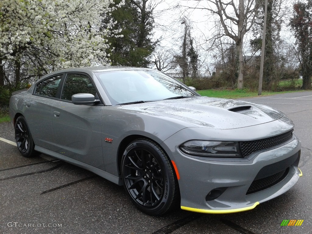 2018 Charger R/T Scat Pack - Destroyer Gray / Black photo #4