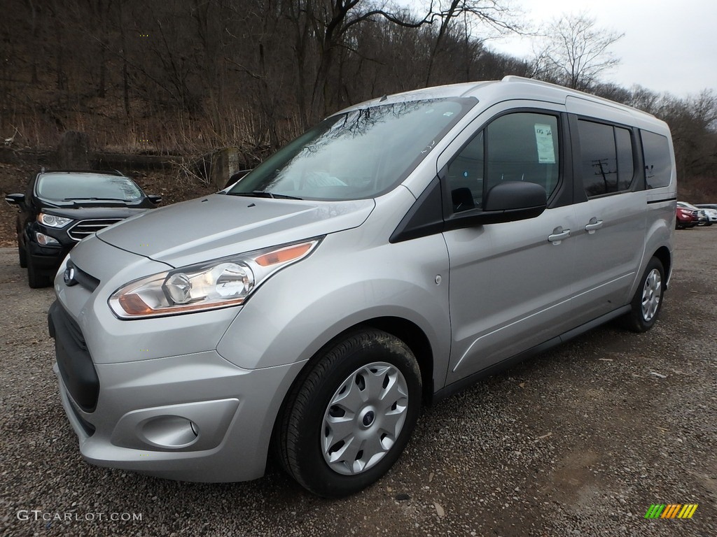 Silver 2018 Ford Transit Connect XLT Passenger Wagon Exterior Photo #125837366