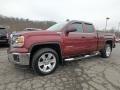2015 Sonoma Red Metallic GMC Sierra 1500 SLE Double Cab 4x4  photo #1