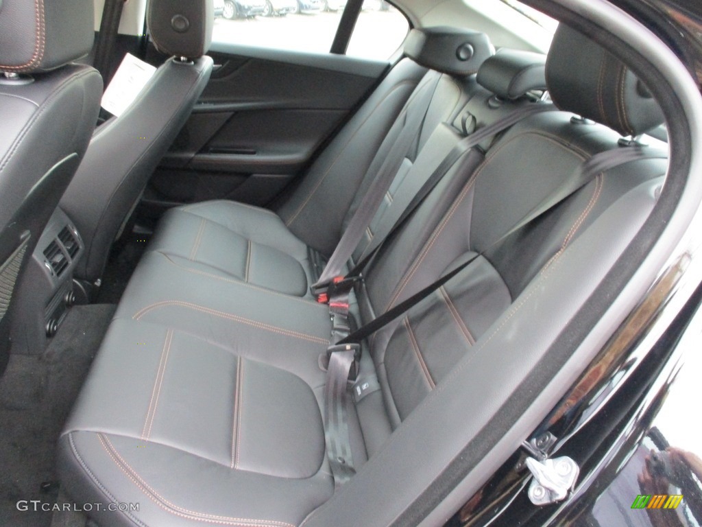 Ebony Interior 2018 Jaguar XE 30t Prestige AWD Photo #125840378