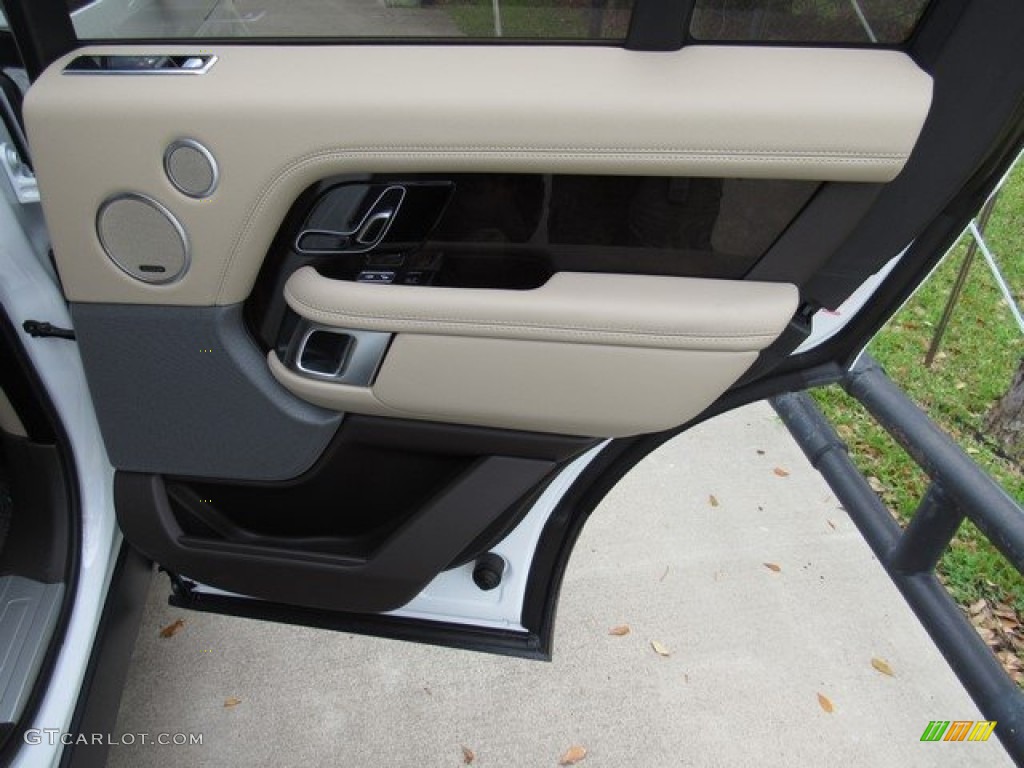 2018 Land Rover Range Rover Supercharged Espresso/Almond Door Panel Photo #125841437