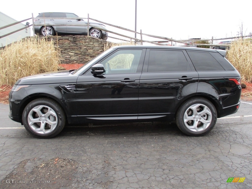 Santorini Black Metallic 2018 Land Rover Range Rover Sport HSE Exterior Photo #125841827