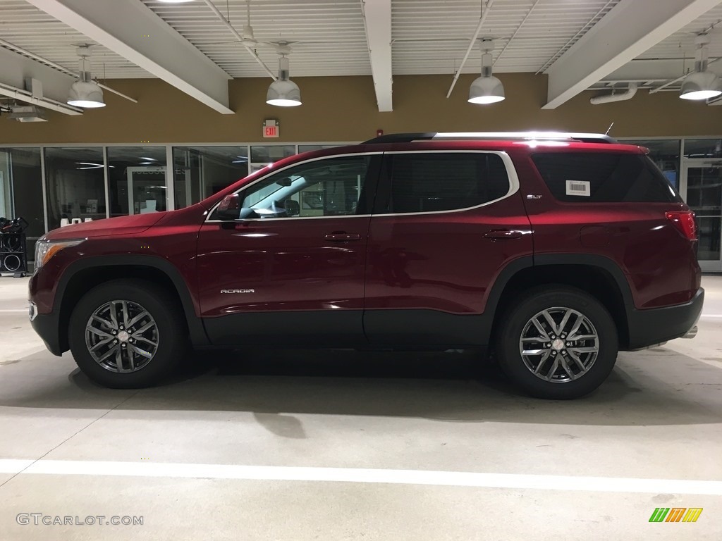 2018 Acadia SLT AWD - Crimson Red Tintcoat / Jet Black photo #3