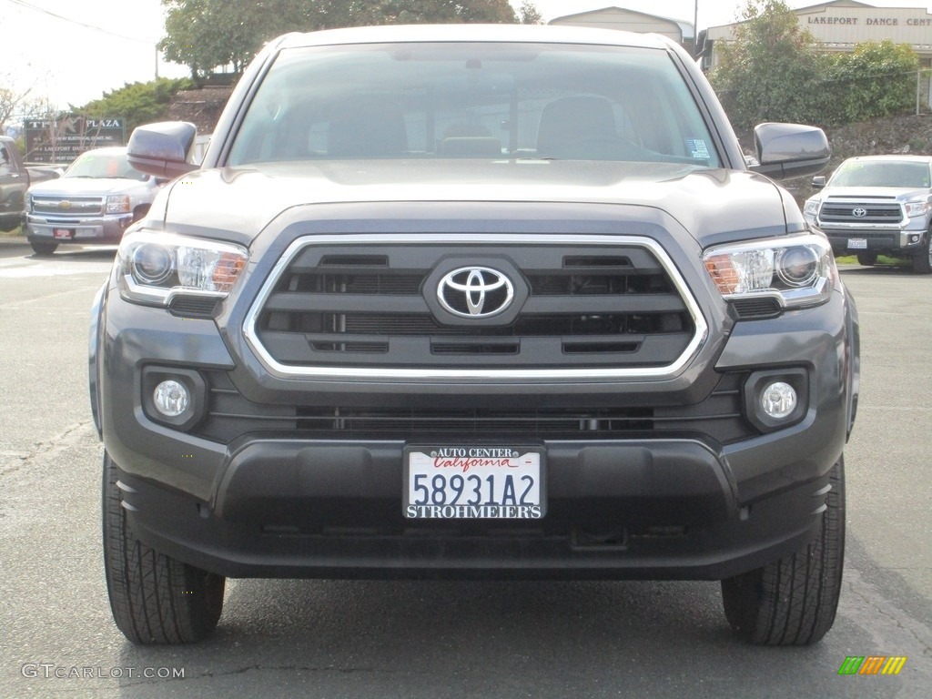 2017 Tacoma SR5 Double Cab - Magnetic Gray Metallic / Cement Gray photo #2